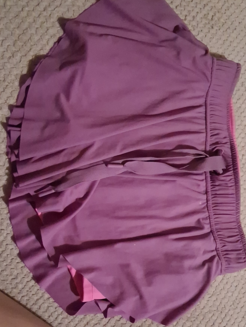 FP Movement by Free People Lavender Purple Ruffle Skirt